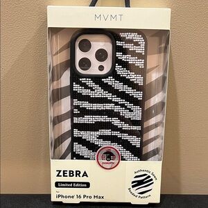 MVMT | Beaded Zebra Limited Edition iPhone 16 Pro Max Case